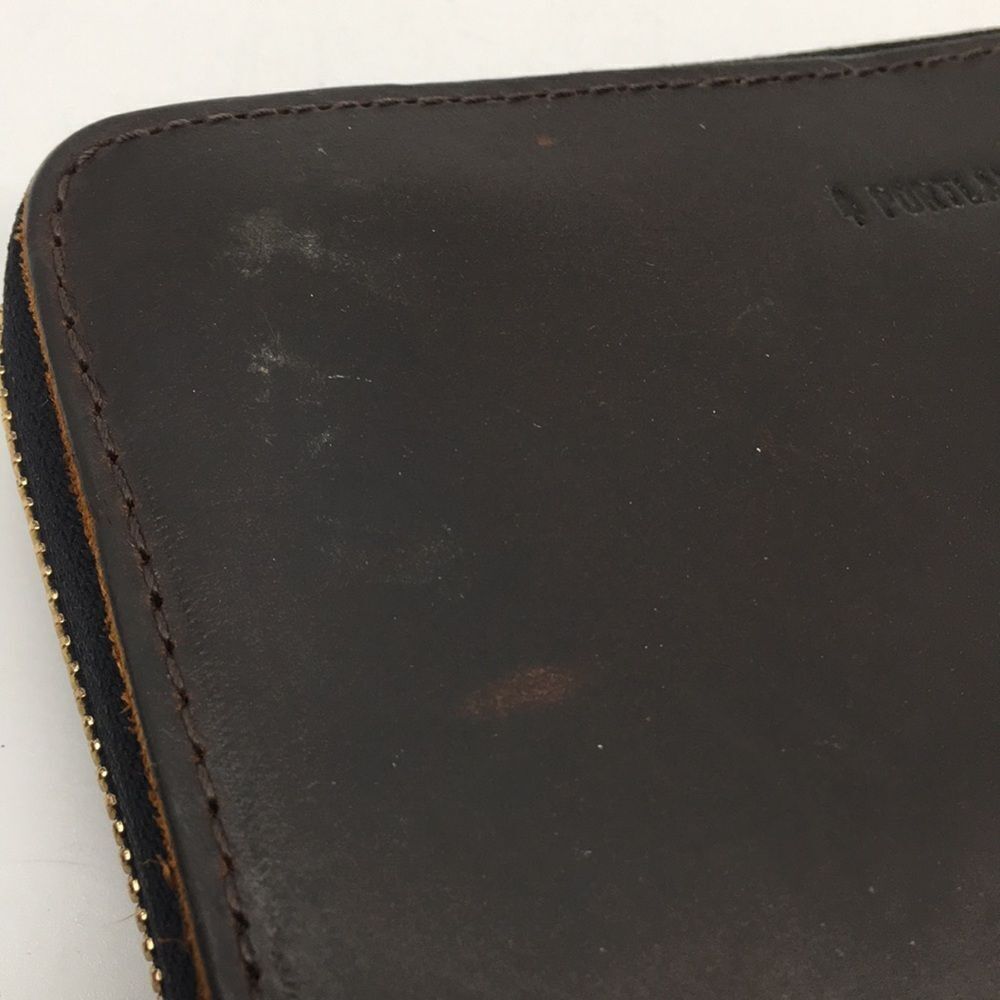 Portland Leather Goods Grizzly Zip Around Accordion Long Wallet - Picture 7 of 17